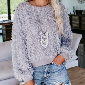 Flawless Boa Soft Pullover Sweater
